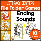 Ending Sound Sort Kindergarten File Folder Games Centers S