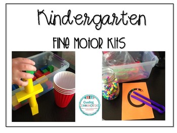 Kindergarten Fine Motor Kits