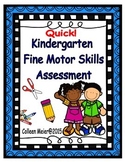 Kindergarten Fine Motor Skills Assessment