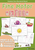 Kindergarten Fine Motor Skills Worksheets (FREE)