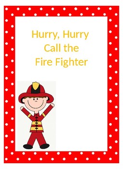 Preview of Kindergarten Fire Safety Book