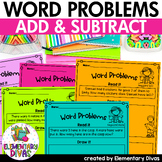 Kindergarten First Grade Addition & Subtraction Word Problems