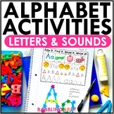 Kindergarten & First Grade Alphabet Intervention & Letter 