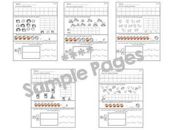 Kindergarten, First Grade Math Worksheets - Morning Work by Little ...