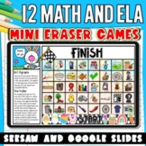 Kindergarten & First Grade Mini Eraser Games for SEESAW & 