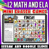 Kindergarten & First Grade Mini Eraser Games for SEESAW & 