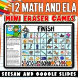 Kindergarten & First Grade Mini Eraser Games for SEESAW & 