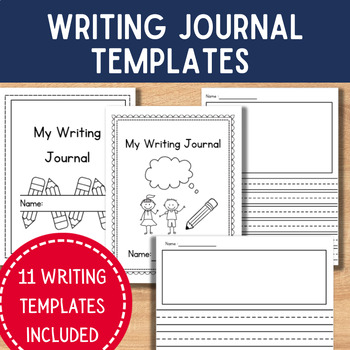 Kindergarten - First Grade Writing Journal by Prepped for Primary