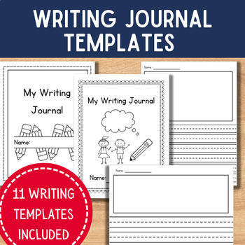 Kindergarten - First Grade Writing Journal and Writing Paper | TPT