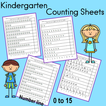 Preview of Counting Activity Pack to Develop Rote Counting and Number Recognition