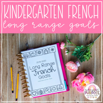Preview of Kindergarten French Long Range Plans // French Literacy Goals