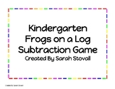 Kindergarten Frogs on a Log Subtraction Game