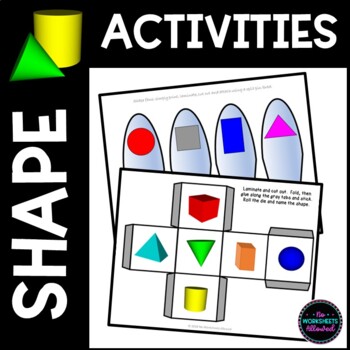 Kindergarten 2D and 3D Shape Activities and Resources by No Worksheets ...