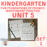 Kindergarten Fun Foundations of Phonics Unit 5 Phonics Ind