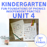 Kindergarten Fundations®-Inspired Phonics Unit 4 Independe