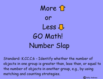 Preview of Kindergarten GO Math! Chapters 2 and 3 K.C.CC.6
