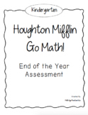 Kindergarten GO! Math End of the Year Assessment