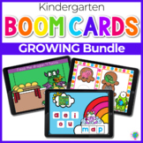 Kindergarten GROWING Bundle | Boom Cards™ Digital Task Cards