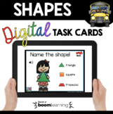 Kindergarten Geometry Boom Cards™ 2D Shapes and 3D solids 