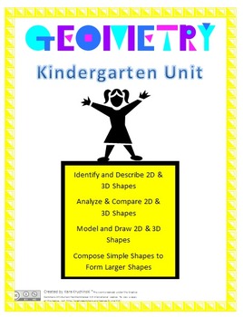 Preview of Kindergarten Geometry Unit/Shape Unit