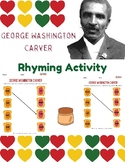 Kindergarten George Washington Carver Rhyming Activities B