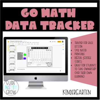 Preview of Kindergarten GoMath Data Tracker