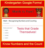 Kindergarten Google Forms - Kindergarten Digital Math - K.
