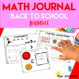 Kindergarten Grade 1 Math Journal Prompts | Back to School