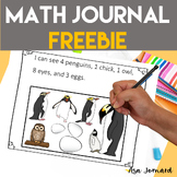 Kindergarten |  Grade 1 | Math Journal Prompts  | FREEBIE 