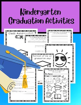 Preview of Kindergarten Graduation Activities and Memory Keepsakes!