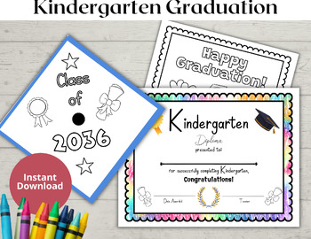 Kindergarten Graduation Bundle by PrimaryPals | TPT