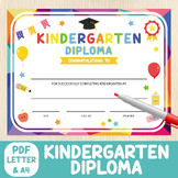 Kindergarten Graduation Certificate, Kinder Graduate Diplo