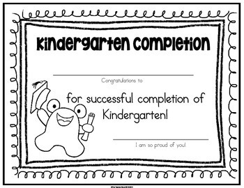 kindergarten graduation certificates invitations