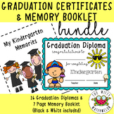 Kindergarten Graduation Certificates & Memory Booklet BUNDLE