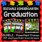 Kindergarten Graduation Editable Photo Frame Bundle