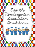 Kindergarten Graduation Invitations Editable