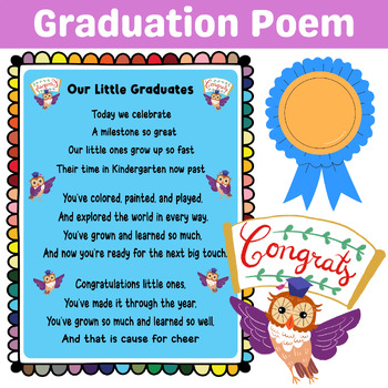 Results for graduation poem kindergarten | TPT