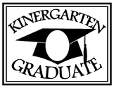 Kindergarten Graduation Printable 8.5 x 11 in. photo frame