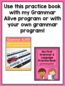 Kindergarten Grammar Workbook My First Grammar & Language Practice Book