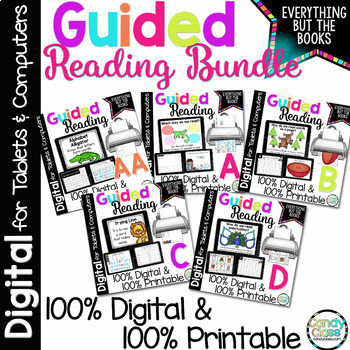 Preview of Kindergarten Guided Reading Group Lesson Plans & Activities Google Slides Center