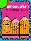 Kindergarten Guided Reading Lesson Plan Book-  Aligned to 