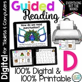 Kindergarten Guided Reading Level D Activities Google Slid