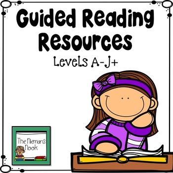Preview of Guided Reading Resources Levels PreA-J+