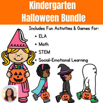 Preview of Kindergarten Halloween Activities Bundle