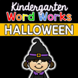 Kindergarten Halloween Digital Activity for Phonological &