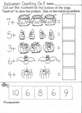 Kindergarten Halloween Math Worksheets (Part2)