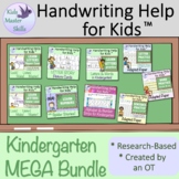 Kindergarten Handwriting Instruction and Practice MEGA Bundle