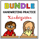 BUNDLE Handwriting Practice: Trace & Write Alphabet Letter