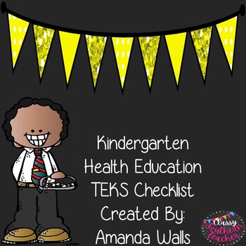 Preview of Kindergarten Health Education TEKS Checklist