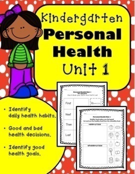 Kindergarten Health Unit for the Entire Year!! (Meets Common Core)